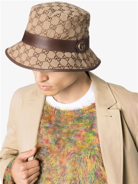 unisex gucci cap|Gucci fedora bucket hat.